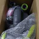 Retractable Garden Hose Reel, Portable Hose Reel, 45+5FT with 10 Patterns Spray Nozzle, Adapts to standard US hose plugs, 50FT Hose Reel for Garden Watering Car Washing Pet -Green