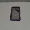 Magnetic Privacy Case for Samsung Galaxy S25 Ultra, Military Grade Protection, Fit for MagSafe, Anti Peep Privacy Screen Protector Soft Edge Full Camera Lens Protected Shockproof Anti Spy Phone Case (Purple)