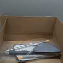 360 Degree Rotatable Adjustable Cleaning Mop,52.1'' Telescopic Triangular Mop with Automatic Water Squeezing Function for Floor Window Ceiling,with 4 Replacement Microfiber Pads (Blue)