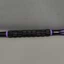 Muscle Roller Massage Roller Stick for Athletes, Help Reducing Muscle Soreness Cramping Tightness Leg Arms Back Calves Muscle Massager (Purple-black)