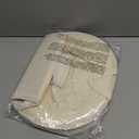 Portable Waterproof Leather Diaper Changing Pad Compact for Travel Diaper Bag, Easy Clean, Newborn Baby, Beige (Medium)