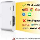 [Apple MFi Certified] Apple Lightning to HDMI Adapter for iPhone to TV, 1080P Digital AV Adapter 4K Sync Screen Connector Cable Compatible for iPhone 14 13 12 11 XS XR X 8 to HDTV Projector Monitor