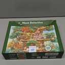 MOMIBOOK Puzzles for Adults 1000 Piece Jigsaw Puzzles of The Wonderful Tree House Expedition, Luminous Painting Image Challenging Hard Impossible Puzzle, Funny Toys & Games Christmas Birthday Gifts (Vertical 1000 Pcs)
