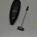 Chefman Handheld Electric Milk Frother Create Foam for Coffee, Cappuccinos, & Lattes, Mix Matcha & Protein Powder, Cordless & Compact, Stainless Steel Wand, Battery Operated