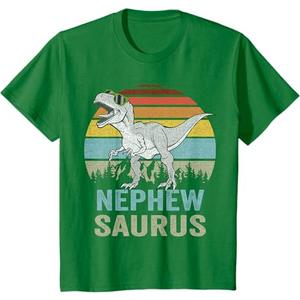 Nephewsaurus T Rex Nephew Saurus Family Matching Dinosaur T-Shirt  Size 3T