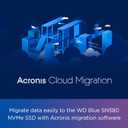 Western Digital 1TB WD Blue SN580 NVMe Internal Solid State Drive SSD - Gen4 x4 PCIe 16Gb/s, M.2 2280, Up to 4,150 MB/s - WDS100T3B0E