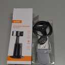 Auto Face Tracking Tripod 360° Rotating Cell Phone Photo and Video Kits Stand, No App, Camera Stand with Remote and Gesture Control, Rechargeable Smart Shooting Stand for Live Recording TiktokBlack