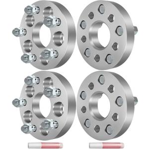 SCITOO 4Pcs 5x100/5x112 Wheel Spacers 1" Studs 12x1.5 Bore 57.1mm Fit for Toyota Camry Celica Corolla Matrix for Scion tC xD for Pontiac 6000 Fiero Grand Am Sunfire Vibe for Plymouth Acclaim Breeze