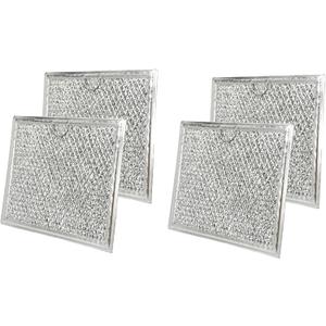 4 Pcs Microwave Grease Filter Fit for GE Microwave JVM7195SK1SS, JVM7195SK2SS, JVM7195SK3SS, JVM7195SK4SS, PVM9179SK4SS, JVM7195SF1SS, JVM7195FL1DS, PVM9179SK2SS, PVM9215SK3SS, PNM9216SK3SS