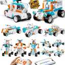 STEM Robot Building Kit for Kids, 12-in-1 Building Robot Toys APP & Remote Control Car, STEM Toys for Boys Age 8-12, Rechargeable Educational Robotics Toy for Boys Girls Christmas Birthday 332+Pcs