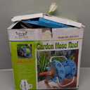 PAER Garden Hose Reel Cart, Portable Hose Reel for G1/2 Inch 98 FT Hose, Black