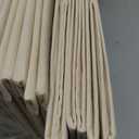 DIMJ Storage Bins with Lids - 6 Pack Large Fabric Closet Organizer with Window & Handles, Collapsible Decorative Storage Boxes for Shelves Under Bed, Books Clothes Blankets Sweaters Organization (Beige)