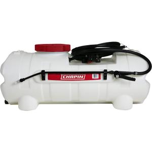 Chapin 97154 Tank Sprayer, 15Gallon, ATV/UTV, HeavyDuty Poly Tank, 12V Diaphragm Pump, 6" Wide Opening, in-Tank Filter, 18" Wand & 15Ft Hose for Fertilizer, Weed & Pest Applications