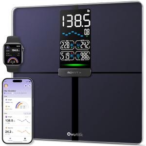 Ovutek Professional Smart Scale for Body Weight, BMI, Body Fat, Muscle Mass, Highly Accurate Body Composition Weighing Machine, Bathroom Digital Scale Large Display Sync with Fitness App, 450lb