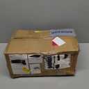 Nisorpa 8 inch Heavy Duty Caster Set of 4 Red Polyurethane Steel Caster Wheels Flat Free for Industrial Trailer Furniture - 2 with Brakes and 2 without Brakes