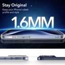 ESR for iPhone 15 Pro Case, Compatible with MagSafe, Shockproof Military-Grade Protection, Scratch-Resistant Back, Magnetic Phone Case for iPhone 15 Pro, Classic Hybrid Case, Clear