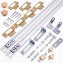 Bifold Door Hardware Kits with 2-Pack 36 Inch Closet Bifold Door Track