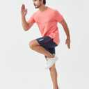 Men's Athletic T-Shirts Moisture Wicking Cool Running Short Sleeve Tee Gym Tennis Workout Hiking Cationic (XXL)
