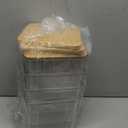 4 Pack Laundry Storage Containers for Detergent, Acrylic Laundry Detergent Jars with Scoop, Large Laundry Organizer Detergent Dispenser for Laundry Room