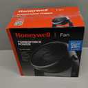 Honeywell TurboForce Air Circulator, Small Tabletop Fan, Quiet Personal Fan for Home or Office, 3 Speeds, 90 Degree Pivoting Head, Black, HT900