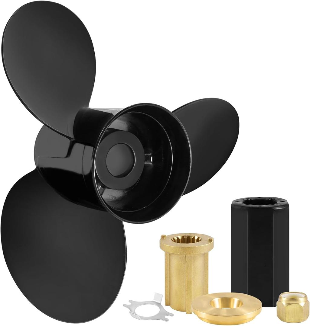 YOUNG PROPS 16 x 13 Replace OEM#48-78114A45 Outboard Boat Propeller for Mercury Engines135 150 175 200 220 225 250 300HP/Mercruiser Alpha Bravo One,3-Blade Aluminum 16Dia x 13 Pitch Prop 15tooth RH