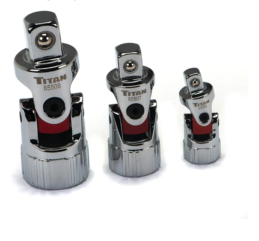 Titan 85505 2-Piece Auto Flex Universal Joint Socket Set