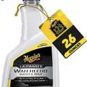 Meguiar's Ultimate Waterless Wash & Wax, Scratch-Free Waterless Car Cleaning Spray That Makes Detailing Quick and Easy, 2-in-1 Cleaner and Protection to Help Your Ride Shine, 26 Oz