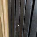 Red Lantern 5 ft. Tall Window Pane Shoji Screen - Black - 6 Panels