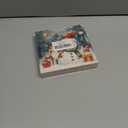 Winter Decor Wood Block Signs - Winter Snowman Table Desk Decor 5 x 5 Inches - Rustic Winter Decorations For Home Bathroom Bedroom Kitchen Party - Gifts For Family Friends - B02