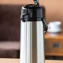 Service Ideas Eco-Air Airpot with Lever, 101.4oz, Glass Vacuum Insulated (EXP 11/28/35)