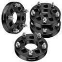 HHCSOP 5x4.5 to 5x5.5 Wheel Spacers, 1.25" 5x114.3 to 5x139.7 Wheel Adapters for Ford Mustang Ranger Edge Crown Victoria Explorer | Jeep Wrangler Liberty Grand Cherokee with 1/2x20 Studs & 73mm Bore