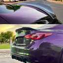 Rear Trunk Spoiler Wing Fit for Infiniti Q50 Q50S 2014-2024 4-Door Sedan 2.0t/ 3.0t/ Luxe/Premium, PSM Style,Carbon Fiber Look Duckbill Decklid Lip Exterior Accessories
