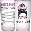 Dance Mom Gifts for Women, Best Gifts Ideas for Dance Lover, Dance Mom Appreciation Gifts, Funny Dance Mom Stainless Steel Tumbler 20oz, Unique Dance Team Mom Gift for Christmas