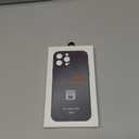 Compatible with iPhone 14 Hard Body AG Glass Matte Frost Cellphone Mobile Basic case Cover casing funda para Drop Protection Camera Lens Protection Raised Bezels (Black)