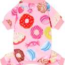 XPUDAC Dog Pajamas Soft Stretchy Dog Clothes for Large Dogs Pet Jumpsuit Cat Apparel-3XL