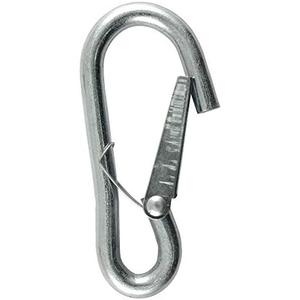 CURT 81266 Snap Hook Trailer Safety Chain Hook Carabiner Clip, 3/8-Inch Diameter, 2,000 lbs