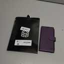 Wallet Case for iPhone 16 Plus, RFID Blocking Credit Card Holder, PU Leather Folio Flip Kickstand Protective Shockproof Cover for Apple 16Plus (Purple, for iPhone 16 Plus - 6.7'')