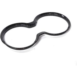 Gear Shift Cup Holder Cover Trim Frame +Carbon Fiber