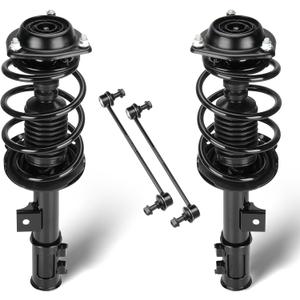 Front Struts Assembly w/Coil Spring & Sway Bars End Links Fit for Hyundai Elantra Sedan 1.8L (GLS, Limited) 2011-13, for Elantra Sedan 1.8L/2.0L 2014-16, Replace for 172708 K750523 (4Pcs)