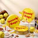 Reginary 12 Pcs Softball Snack Bags for Team Gifts Softball Goodie Clear Treat Candy Pouch Bags PVC Waterproof with Zipper Party Favors for Team Birthday Gifts Sport Supplies