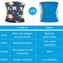 CuteBone Dog Diapers Male Washable Belly Band for Male Dogs Wraps 3pcs a Pack DM28M, Turtle&shark&jellyfish, M(14"-17")