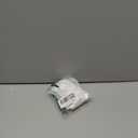 WDIRARA Women's Sequin Ruched Tube Top Strapless Sleeveless Bandeau Crop Tops (Large, White)