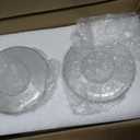 Clear Seeded Glass Cylinder Lamp Shade 2 Pack, Lighting Fixture Replacement Globe Cover for Chandelier Pendant Light Wall Sconce, 1 5/8 inch Fitter