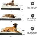 Dog Beds Large Sized Dogs，It Features a Removable and Washable Waterproof Fabric Layer, and a Soft and Comfortable Egg-Shaped Surface Dog Bed Mats.35.83inch*26.77inch*2.95inch