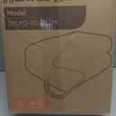 Electric Heated Blanket Full Size 72"x84", DualSided Soft Flannel & Sherpa, LCD Display 10 Heat Settings with 112H Timer & Overnight Safe, Bed & Couch, Machine Washable, Light Grey