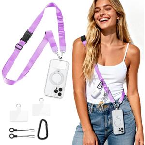 Multifunctional Phone Lanyard, Cell Phone Universal Adjustable Anti-Theft Crossbody Phone Strap, Travel Essential