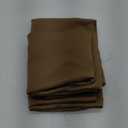 PANELSBURG Chocolate Brown Basement Window Curtains,Cabinet Curtains for Under Kitchen Sink,Privacy Thermal Insulated Short Curtains 24 Inch Length for Bathroom Small Windows,Dark Coffee,Set 2 Panels