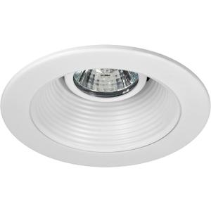 NICOR Lighting 4 inch White Recessed Baffle Trim for MR16 Bulb (14002)