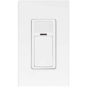 Leviton Smart Wallbox Sensor, PIR 15A Switching, 120-277VAC, App Configurable with The Smart Sensor App, ODS15-IDW, White