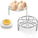 Egg Steamer Rack And Egg Piercer,For Instant Pot 3 Quart Accessories And Pressure Cooker,Multipurpose Steamer Rack Trivet,Kitchen Gadget For Cooking